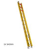 Bauer Ladder Fiberglass Extension Ladder, 300 lb Load Capacity 31032